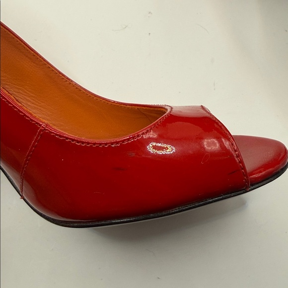 Via Spiga red patent leather heels - Picture 6 of 8